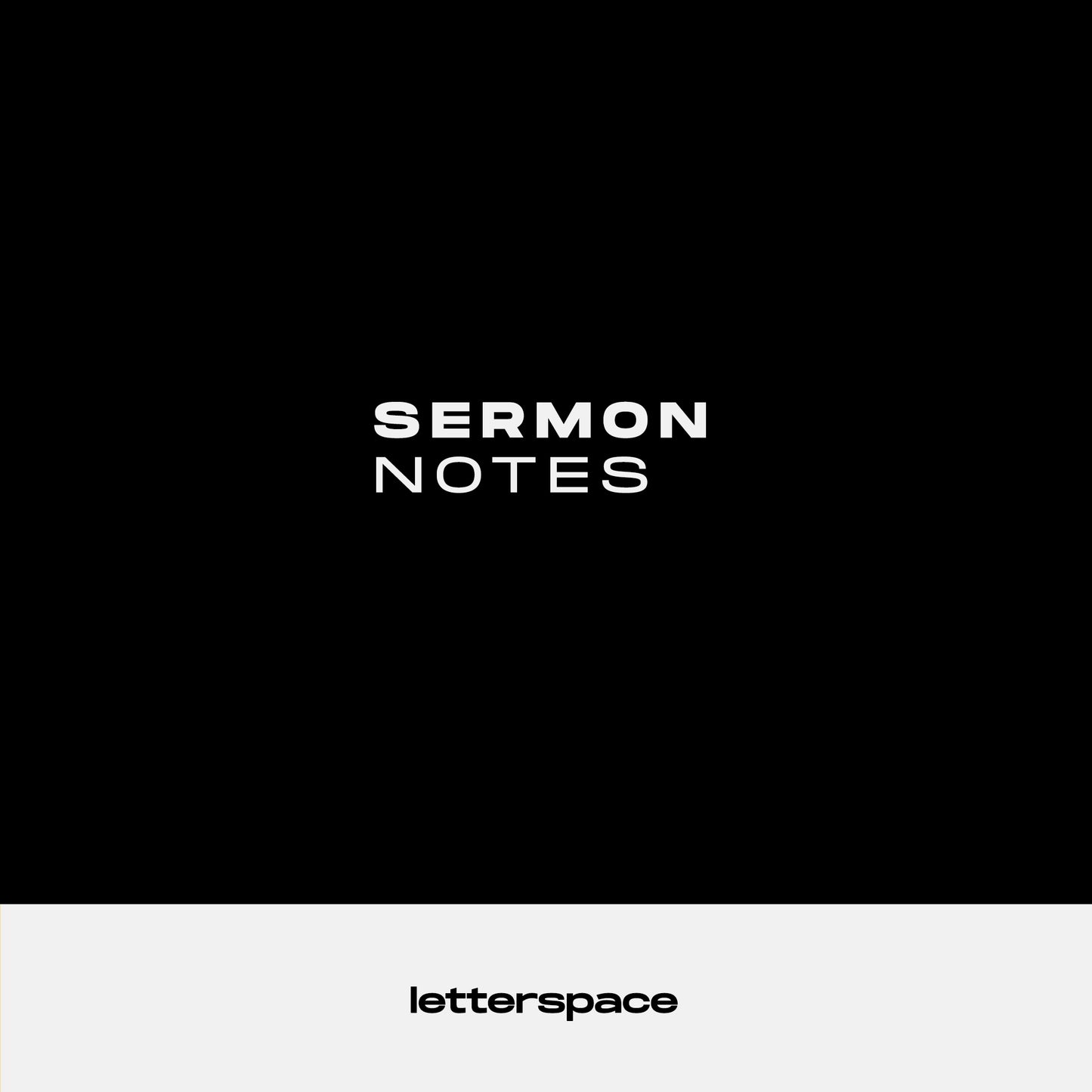 Sermon Notes