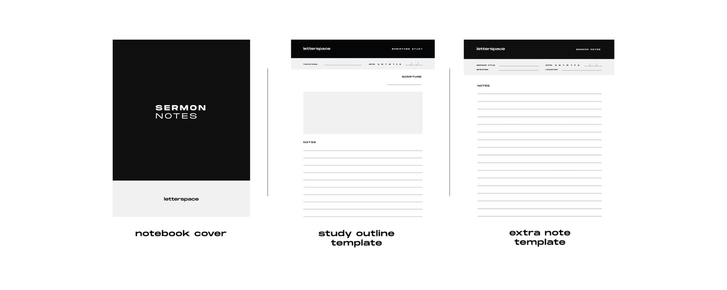 Sermon Notes w/ Custom Logo