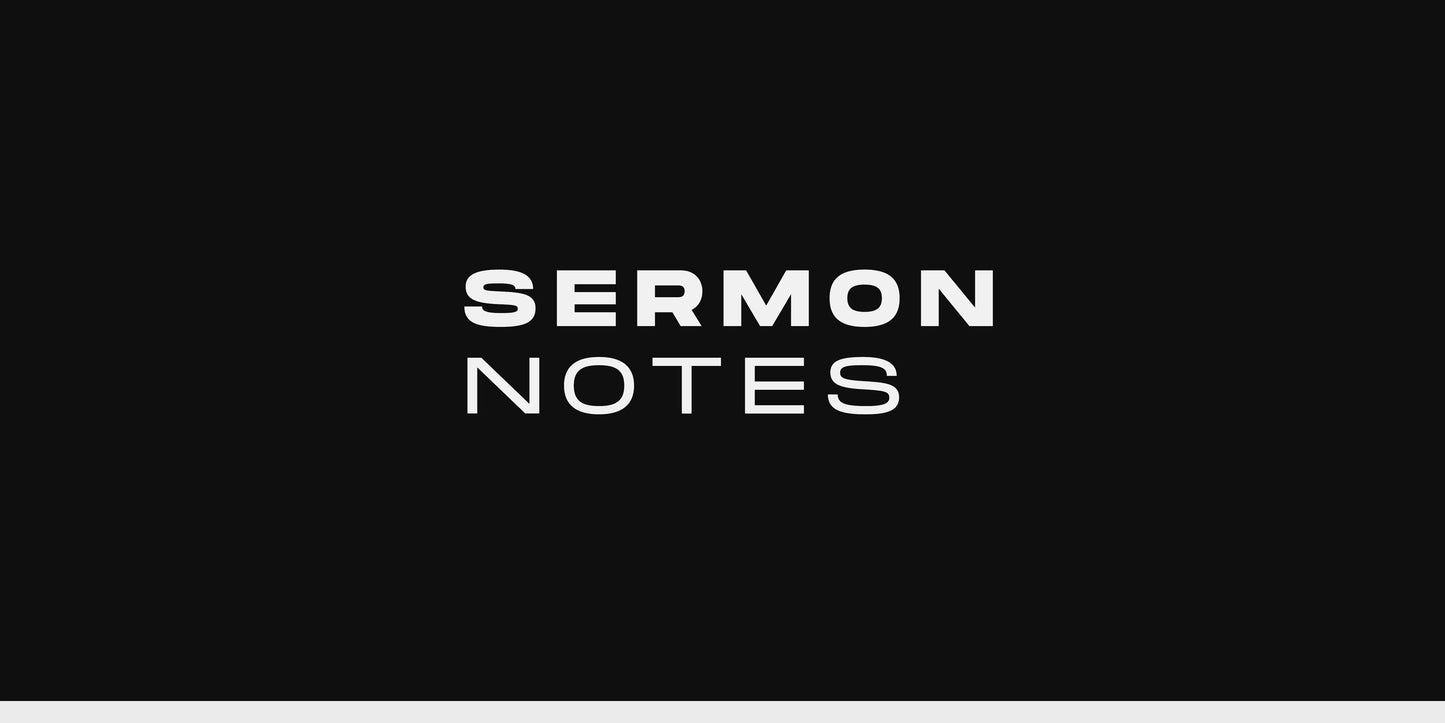 Sermon Notes w/ Custom Logo